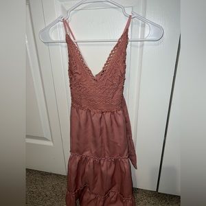 Cute pink summer dress
